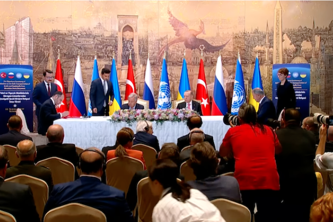 У Стамбулі підписано угоду про вивезення українського зерна: всі подробиці