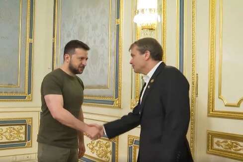 Зеленский встретился с делегацией Конгресса США (видео)