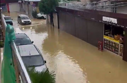 Машини плавають по вулицях: у Сочі пройшла потужна злива (відео)
