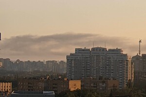 Із Києва видно дим над Вишгородським районом
