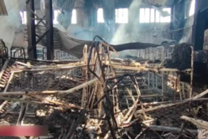 У мережі з'явилися кадри обстрілу Оленівки 