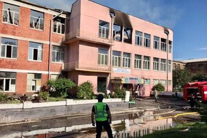 Харьков после ночных обстрелов: горело училище, пострадавших нет (фото)