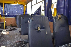 Рашисти розстріляли евакуаційний автобус із жителями Херсонщини
