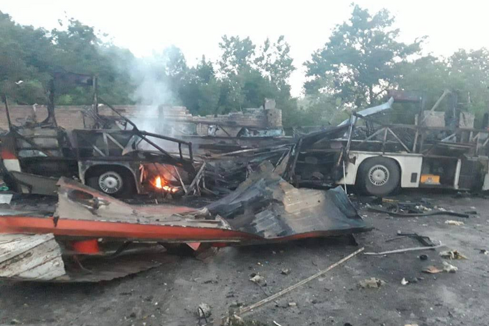 Пожар и перебитый газопровод: оккупанты ударили по Днепропетровщине (фото)