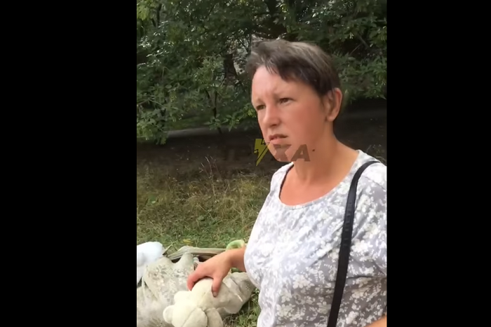 У Вінниці жінка вкрала іграшки, які жителі принесли на місце ракетного удару Росії (відео)