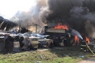 Рятувальники показали наслідки падіння збитої ракети в Умані 