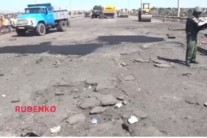 Как выглядит Антоновский мост после удара из Himars: видео