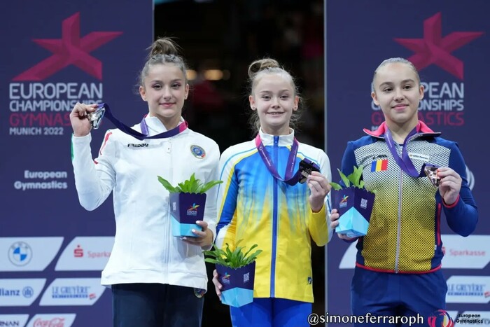 Українська гімнастка здобула «золото» юніорського чемпіонату Європи