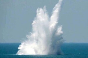 У прибережних водах Чорного моря знову вибухнула міна