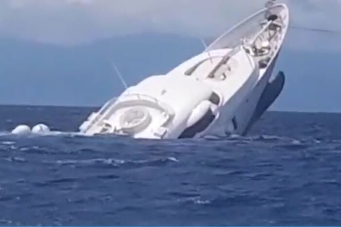 В Італії затонула яхта російського олігарха вартістю $50 млн (відео)