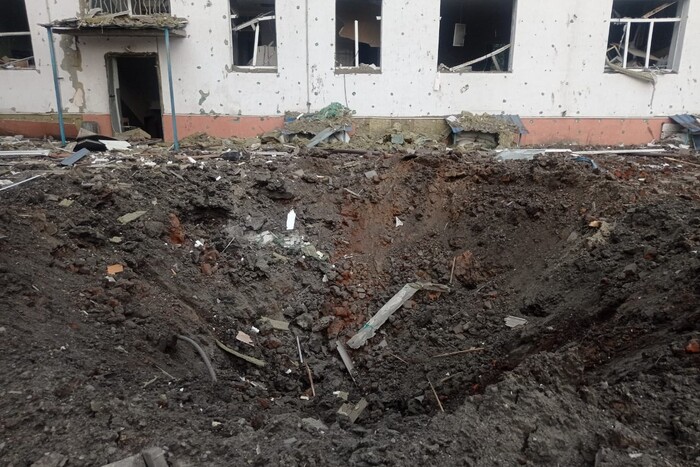 Обстріл Слов’янська: рашисти влучили у подвір’я школи (фото)