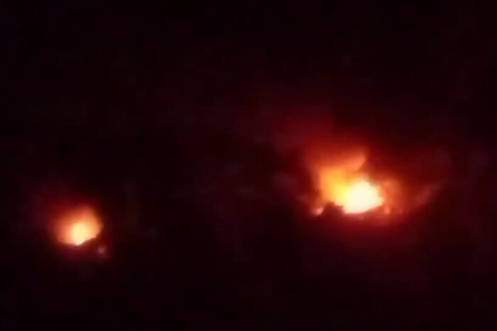 В окупованій Горлівці спалахула пожежа (відео)