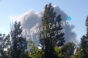 У Кривому Розі підіймається стовп диму