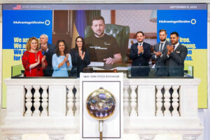Зеленський відкрив торги на Нью-Йоркській фондовій біржі (відео)