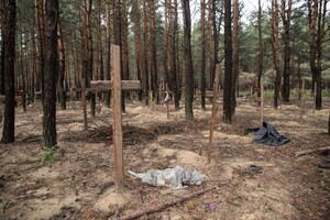 У лісі в Ізюмі виявлено понад 400 поховань