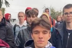 На кордоні з Польщею протестують студенти, яких не випускають на навчання (відео) 
