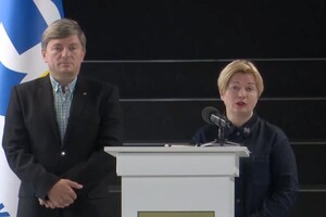 Cпівголови фракції «ЄС» Артур Герасимов та Ірина Геращенко