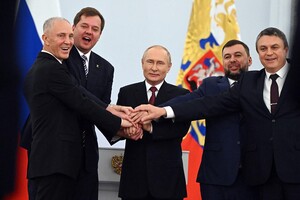 30 вересня у Кремлі «глави» окупованих територій підписали «договір» із Путіним