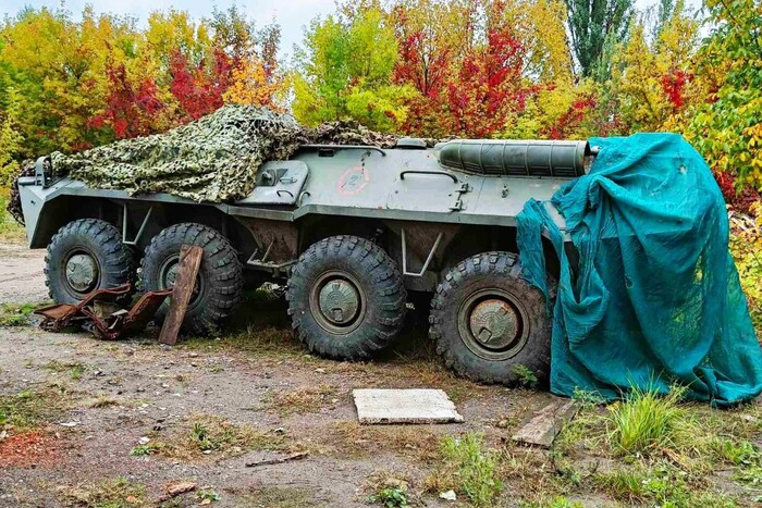  На Чернігівщині нацгвардійці знайшли броньовану техніку рашистів (фото)