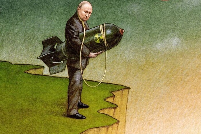 Wprost поместил на обложку Путина с ядерной петлей на шее