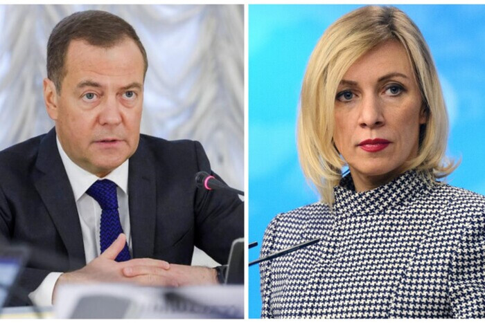 СБУ объявила в розыск посредников Путина Захарову и Медведева