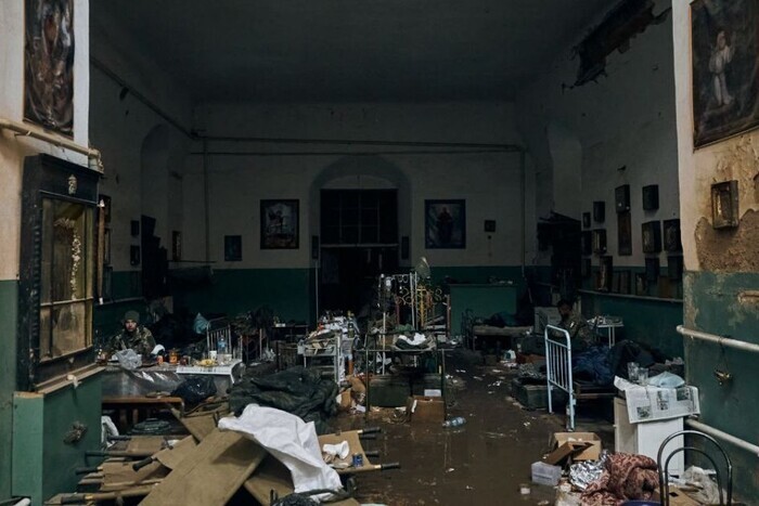 Военный госпиталь оккупантов на освобожденной Харьковщине