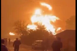 В окупованому Шахтарську спалахнула пожежа на нафтобазі