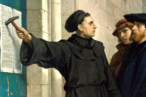 31 жовтня 1517 року священик Мартін Лютер оприлюднив свої «95 тез» для обговорення
