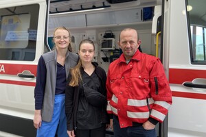 Медики допомогли важкохворій жінці дістатися зі Словаччини до Одеси