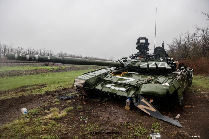 Нацгвардейцы ударили по бронетехнике россиян в Луганской области