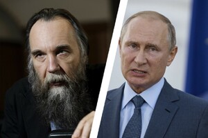 Ідеолог «русского міра» Олександр Дугін та Володимир Путін
