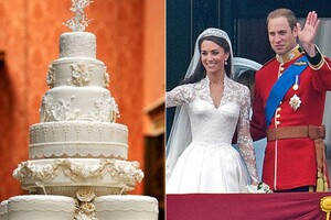 На торги виставлять шматок торта з весілля принца Вільяма та Кейт Міддлтон