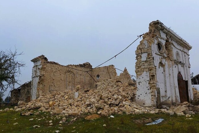 В Николаевской области оккупанты уничтожили храм, переживший две мировые войны (фото)