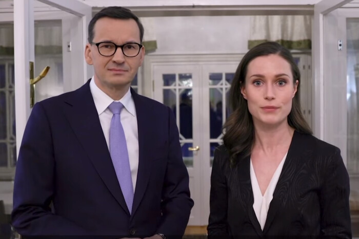 Прем'єри Польщі та Фінляндії зробили спільну заяву про підтримку України (відео)