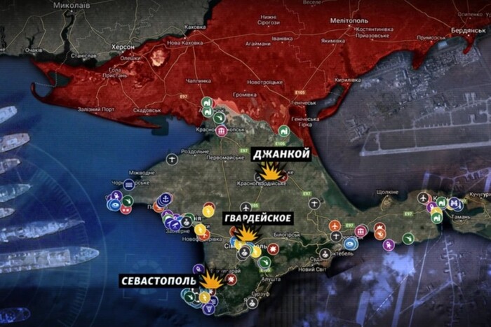 Координати для ЗСУ: створено базу військових об'єктів РФ у Криму (фото, відео)