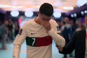 Чемпіонат світу-2022: Роналду розплакався після поразки збірної Португалії (фото)