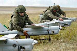 БПЛА «Орлан-10» скеровує російські снаряди по українських позиціях 