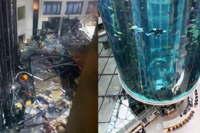 У Берліні розбився один із найбільших акваріумів Європи (відео)