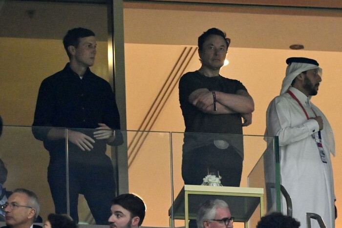 Ілон Маск та зять Трампа разом дивилися фінал Чемпіонату світу з футболу (фото) 