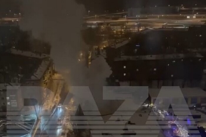 У Москві горить військова частина (відео) 