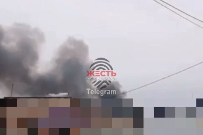 У Бєлгородській області спалахнула пожежа (відео)