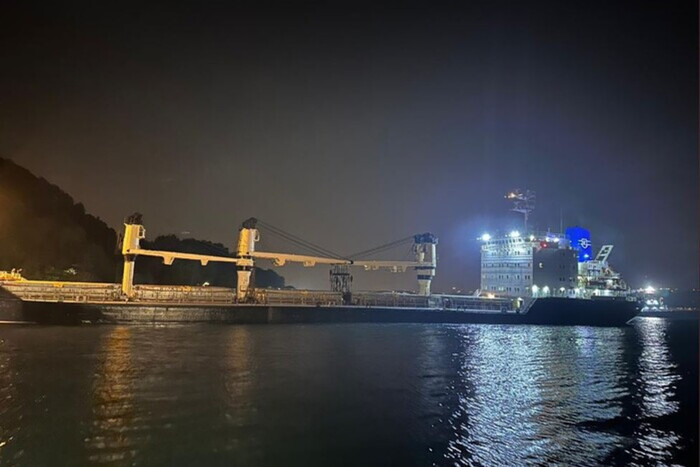 Украинское судно заблокировало движение по проливу Босфор (фото)