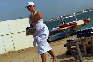 Лидера «Батькивщины» Тимошенко заметили на пляже в Дубае (фото)
