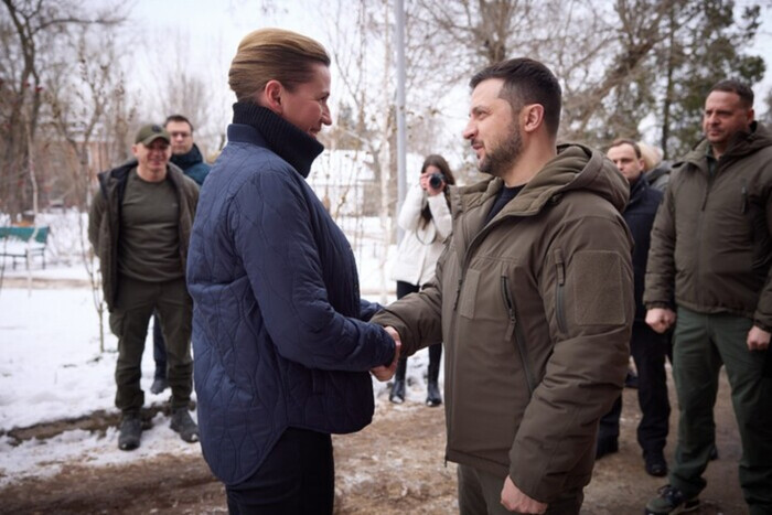 Зеленский посетил Николаев вместе с премьером Дании (фото)