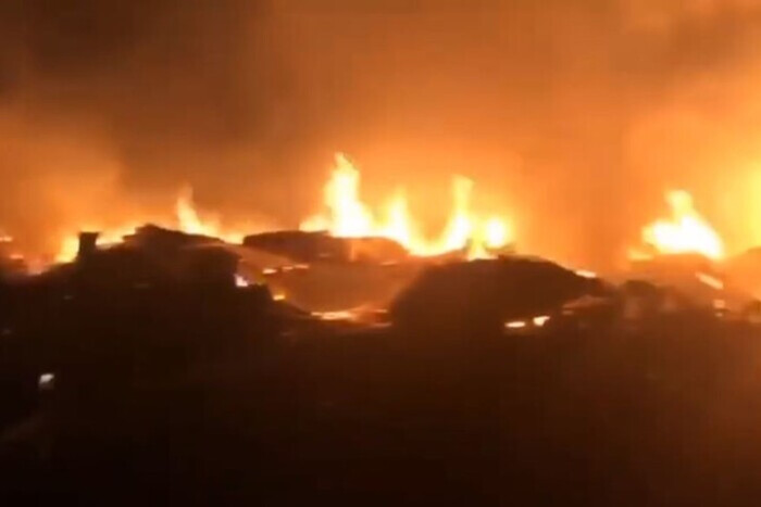 Большой пожар в Севастополе: есть жертвы (видео)