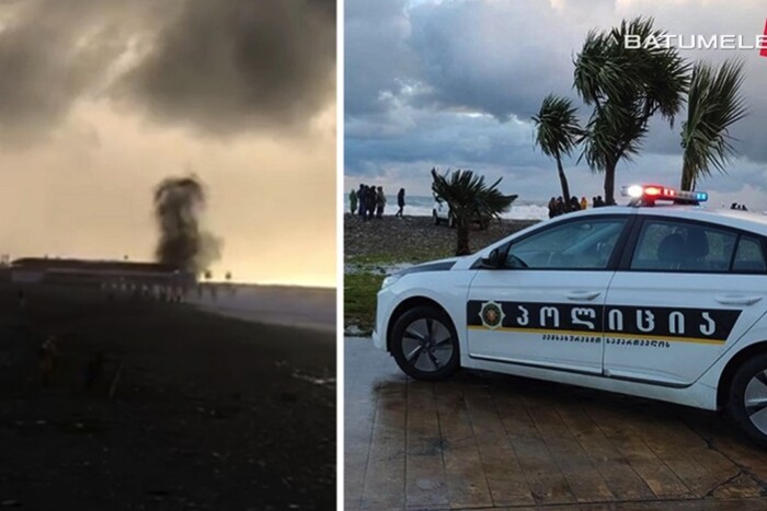 На пляжі в Батумі вибухнула морська міна (відео)