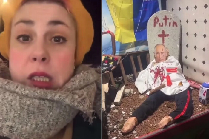 Поховали Путіна у секс-шопі: росіянка здійняла ґвалт (відео)