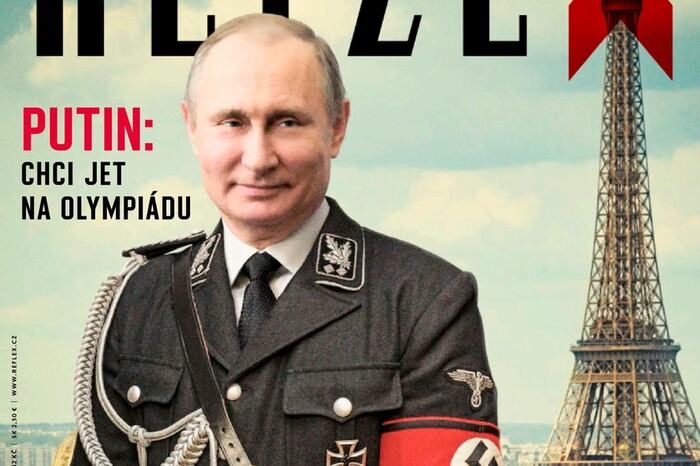 У нацистській формі на Олімпіаду. Чеський журнал показав справжнє обличчя Путіна