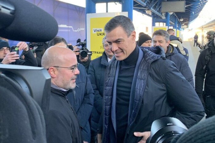 Le Premier ministre espagnol est arrivé en Ukraine 