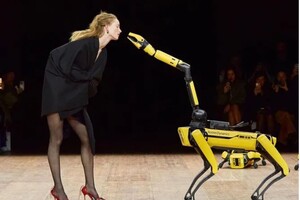 На тижні моди в Парижі робот роздягнув модель на подіумі: відео стало вірусним